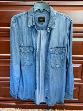 Rails Woman’s Light Blue Denim Shirt Jacket